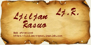 Ljiljan Rašuo vizit kartica